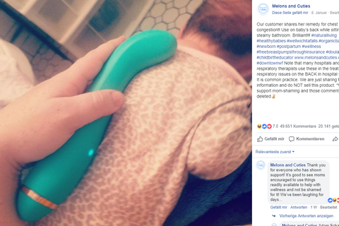 Mutter - Baby - Vibrator - Husten - Facebook