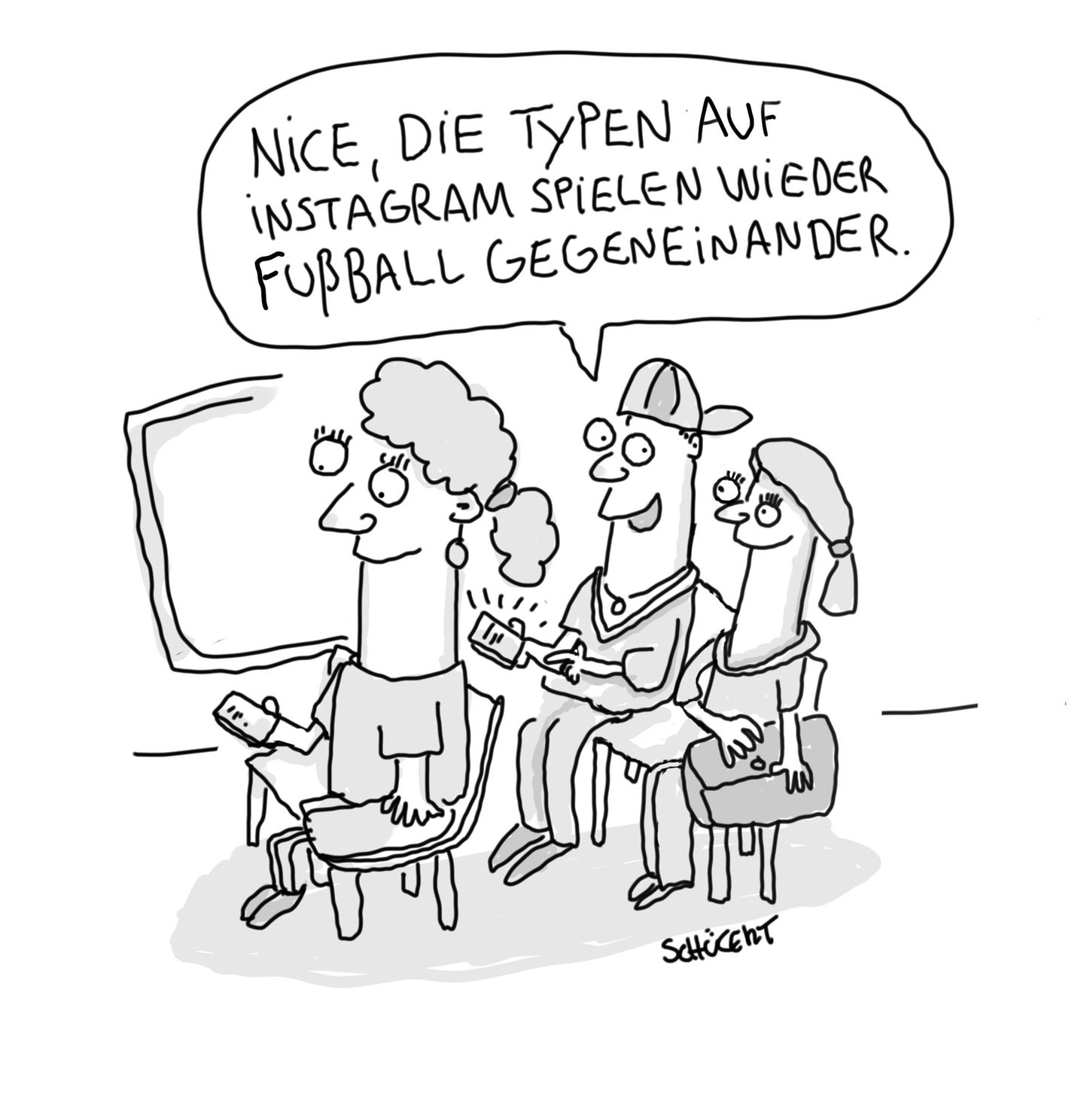 Cartoons von Tobias Schülert: Klimawandel - So schlecht geht es Frau Holle