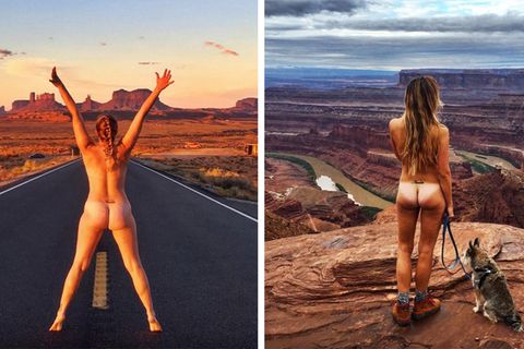 Urlaub mal anders!: Megan reist nackt um die Welt – um ihre Ex-Freunde eifersüchtig zu machen
