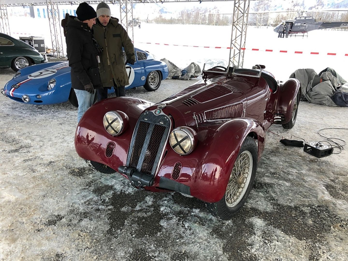 Auch ein Alfa 8C war vor Otrt
