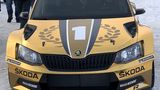 Skoda hatte den Rallye Champion dabei