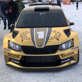 Skoda hatte den Rallye Champion dabei
