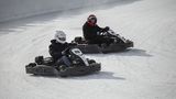 Beim Kart-Rennen fanden heiße Rad-an-Rad-Kämpfe statt