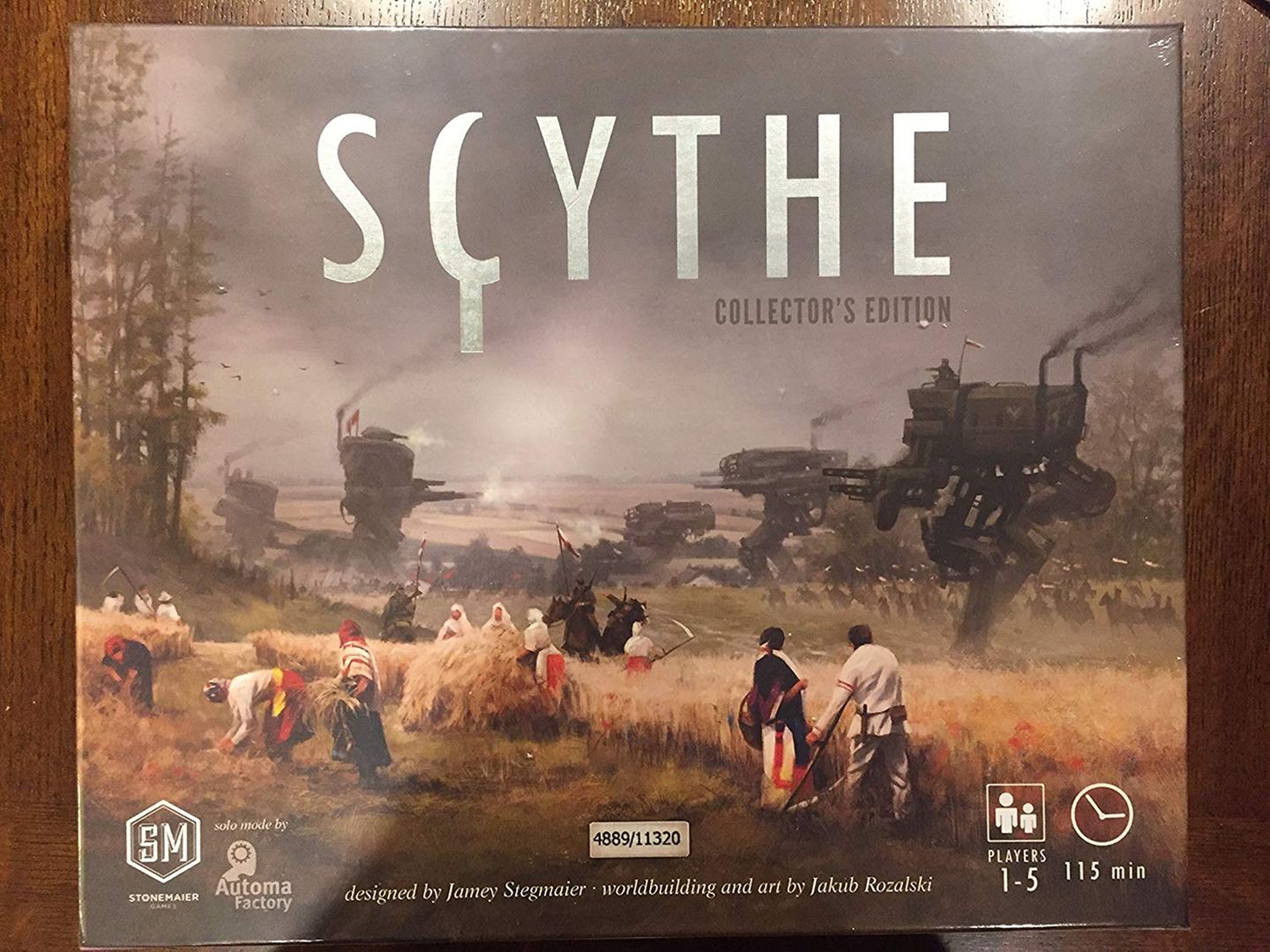 Auch in dem preisgekrönten Spiel "Scythe" spielt der Bär mit.