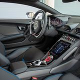 Der Innenraum des Lamborghini Huracan Evo