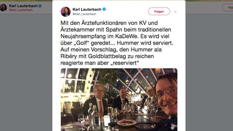 Tweet von Karl Lauterbach