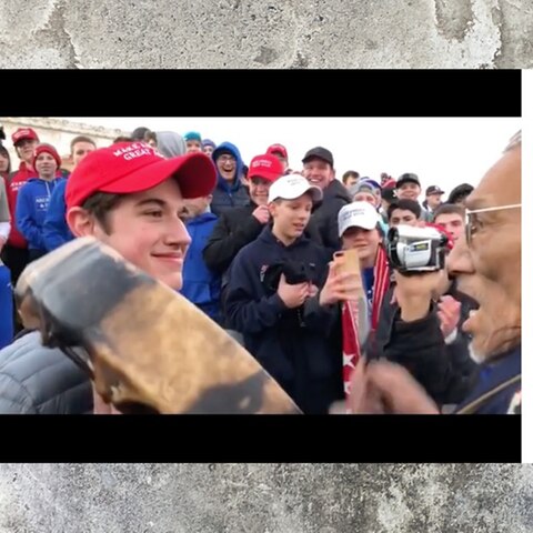 Jugendliche Trump-Fans verspotten Ureinwohner, oder doch nicht?