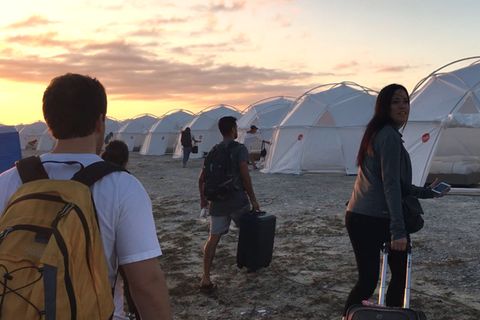 Szene aus der Doku zum Fyre-Festival auf Netflix