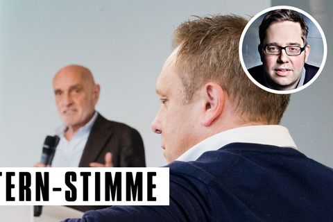 Hannover-Präsident Martin Kind und Trainer André Breitenreiter