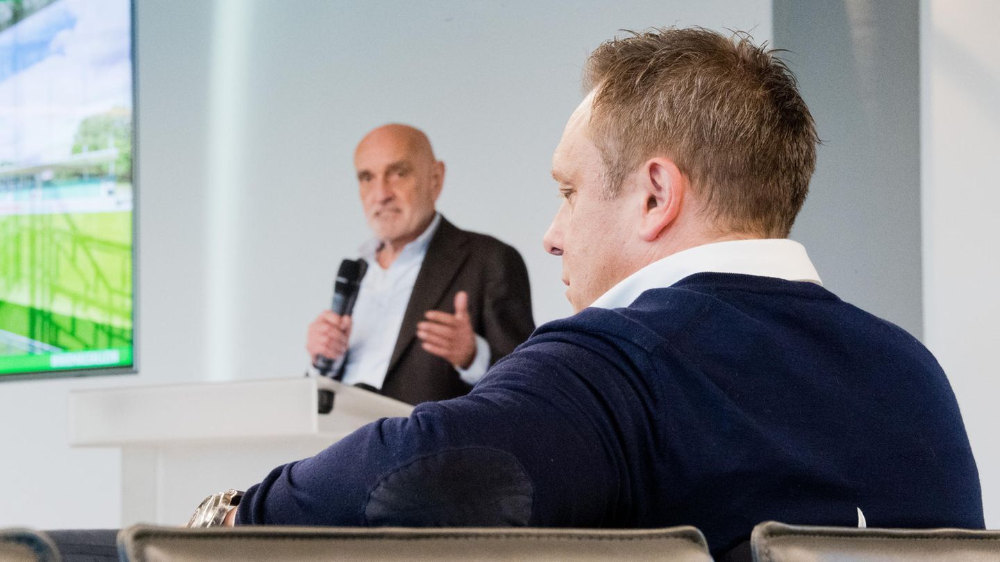 Hannover-Präsident Martin Kind und Trainer André Breitenreiter