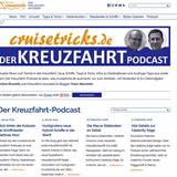Kreuzfahrt zum Zuhören  Zu Beginn jeden Beitrags werden die Podcast-Abonennten mit Schiffshulen und Möwengekreisch gleich in eine maritime Atmosphäre versetzt. Anschließend plaudern Jérôme Brunelle und Franz Neumeier über neue Schiffe und Trends in der Branche. Alle 14 Tage drehen sich ihre Dialoge eine gute halbe Stunde lang zum Beispiel um einen Neubau, wie um die "Nieuw Statendam". Blogger Franz Neumeier verbringt im Rahmen seiner unzähligen Bordbesuche für seine Website cruistricks.de mehr Zeit auf Schiffen als an Land, schildert seine Beobachtungen und lässt Experten zu Wort kommen.  Audio-Podcast unter www.cruisetricks.de/podcasts oder bei iTunes
