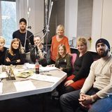 Die "Fünf Freunde"-Familie: Alexandra Garcia, Theresa Underberg, Jannik Endemann, Gordon Piedesack, Körting, Gaststar Lina, Maud Ackermann und Ivo Möller