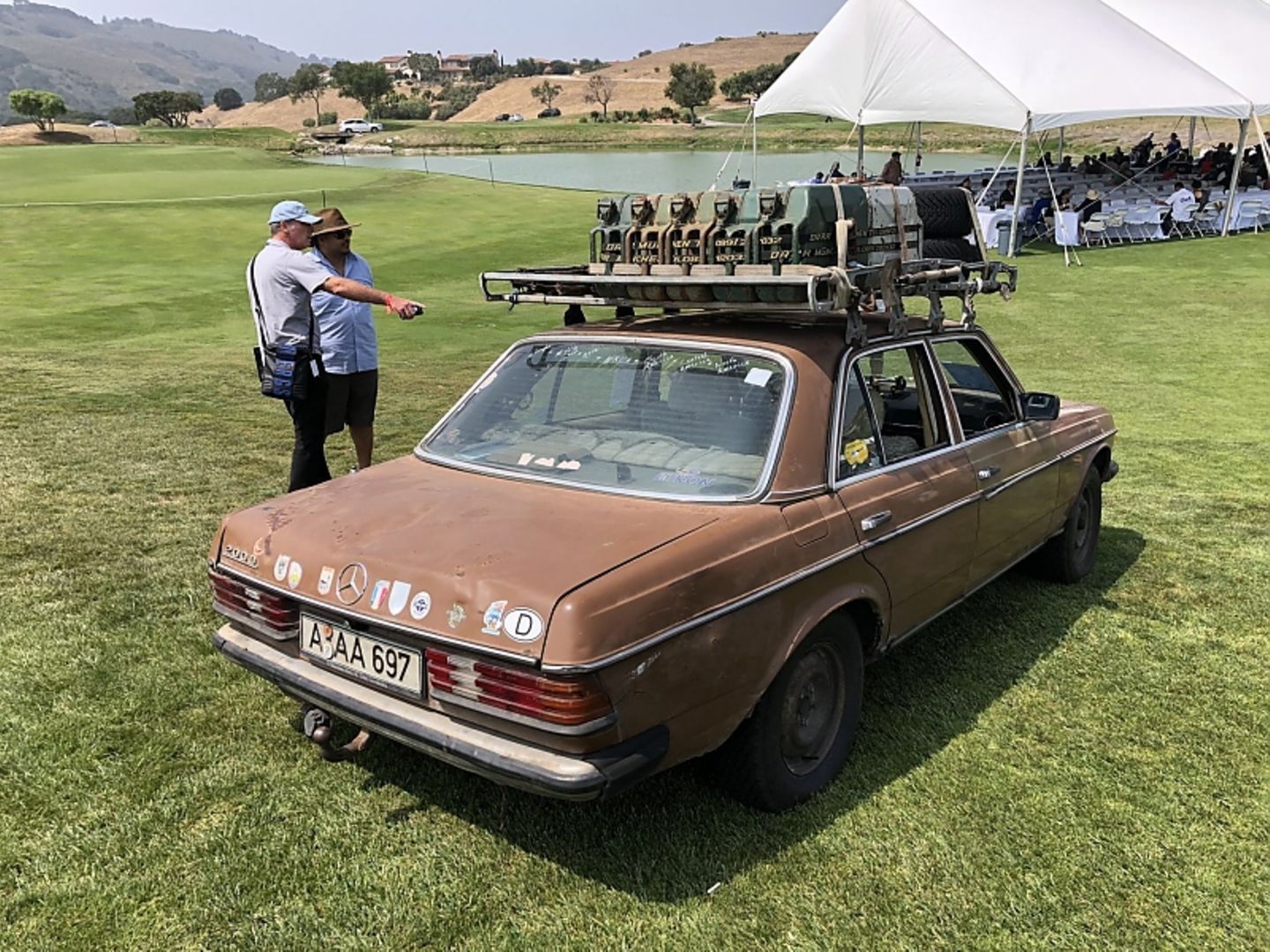 Mercedes 200 D - der braune Benz von 1982