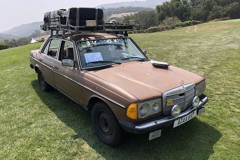 Mercedes 200 D - der braune Benz von 1982