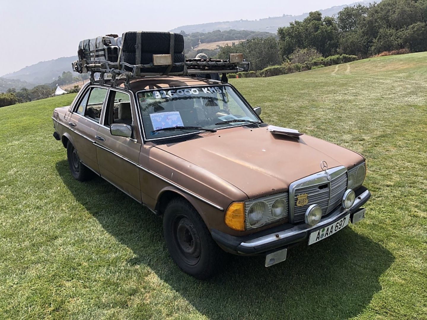 Mercedes 200 D - der braune Benz von 1982