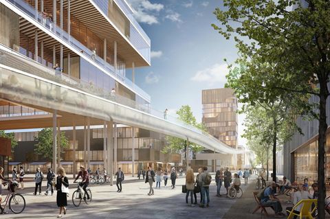 Entwürfe der geplanten Science City