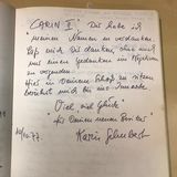 Gästebucheintrag Karin Schubert