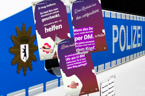 Berliner Polizei schaltet Kontaktanzeige bei Instagram – und kassiert Shitstorm
