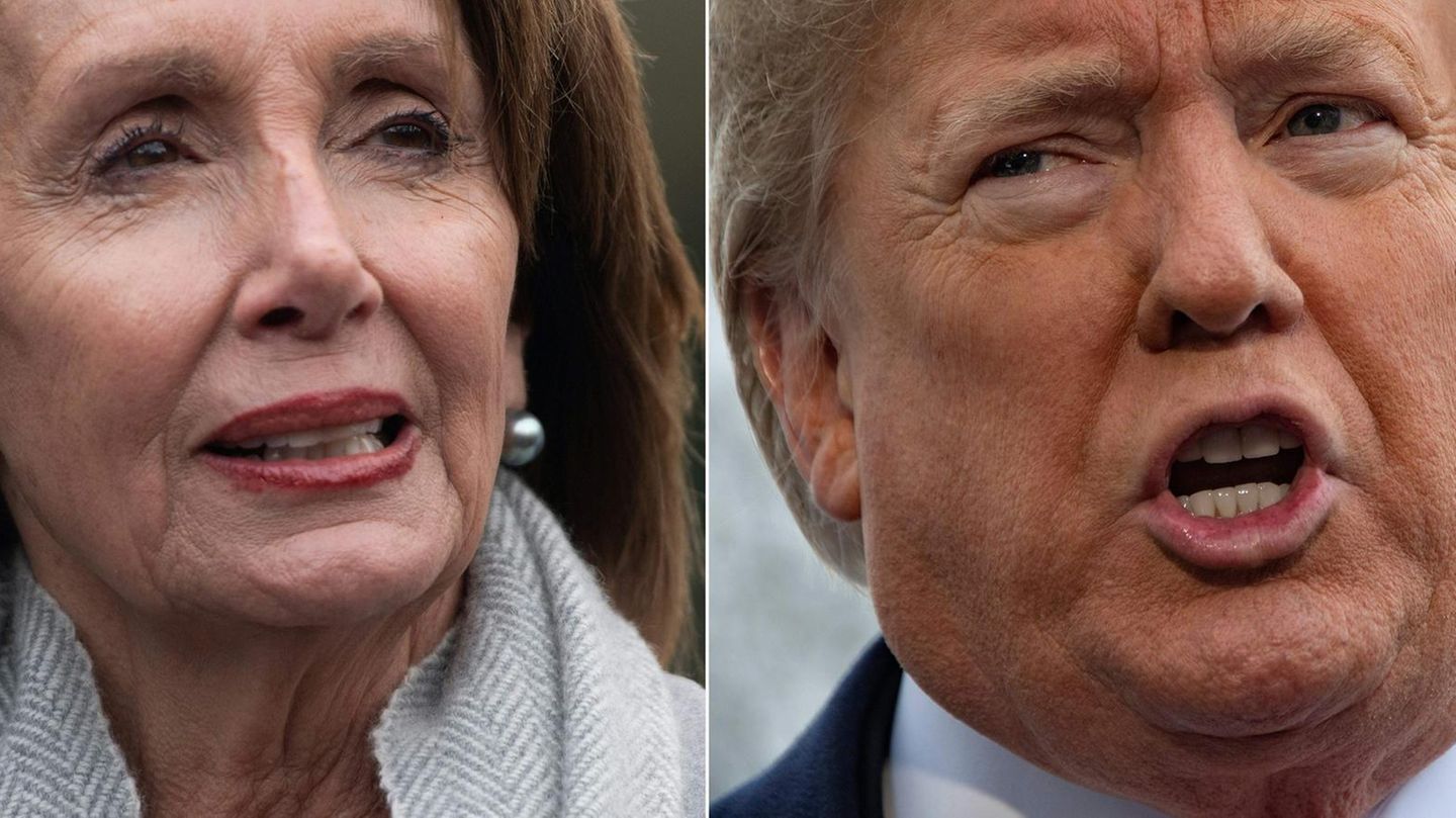 Donald Trump und Nancy Pelosi