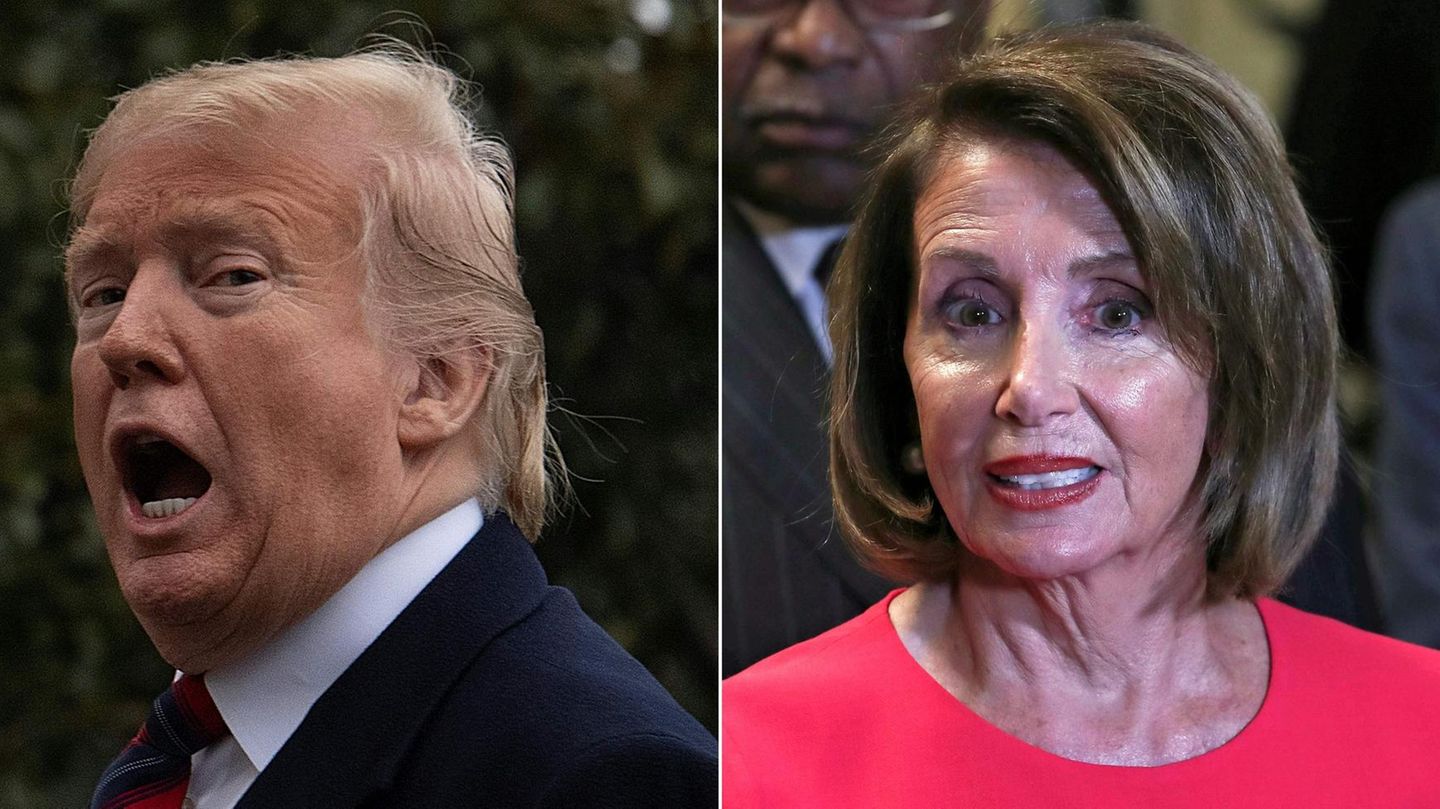 Donald Trump und Nancy Pelosi