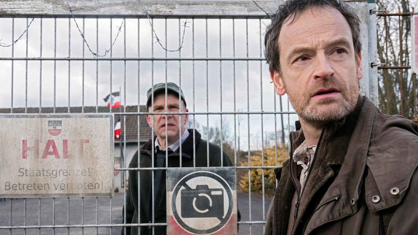Jörg Hartmann (r.) als Kommissar Peter Faber im "Tatort: Zorn"