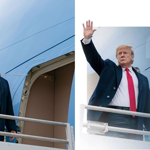 Eitle Seite des US-Präsidenten: Photoshop sei Dank: Wie sich Donald Trump gerne auf Facebook präsentiert