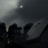 Vor die Sonne schieben sich schwarze Wolken