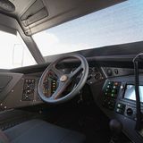 Der Fahrer sitzt sehr komfortabel.