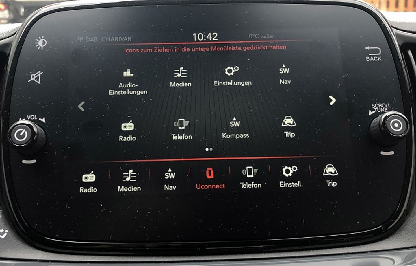 Fiat 500C 1.2 Collezione - etwas zu kleiner Bildschirm