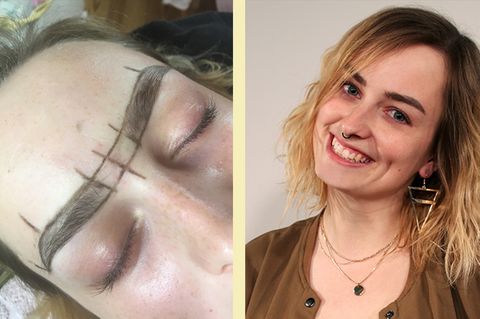 Microblading: Selbstversuch Augenbrauen