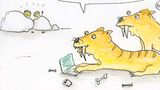 Cartoons von Tobias Schülert: Klimawandel - So schlecht geht es Frau Holle