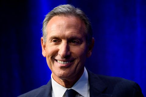 Howard Schultz bei der Präsentation seines Buches "From The Ground Up" in New York