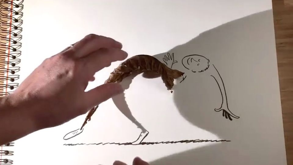 Fundstück Kunststück: Teetasse wird zum Elefanten: Dieser Künstler zaubert aus Schatten Illusionen Fundstück Kunststück: Teetasse wird zum Elefanten: Dieser Künstler zaubert aus Schatten Illusionen