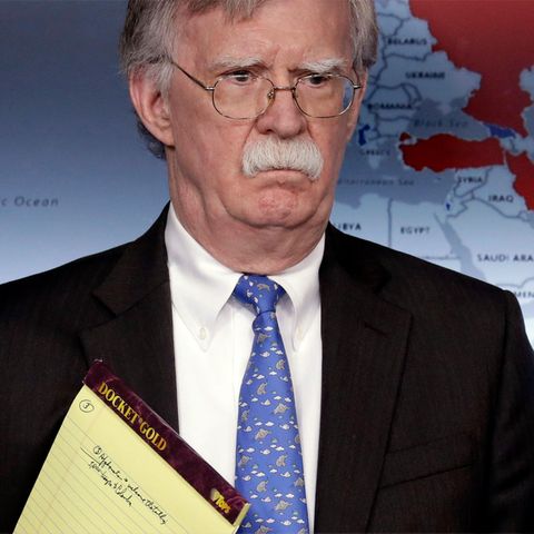 John Bolton, Sicherheitsberater von Donald Trum, und seine brisante Notiz