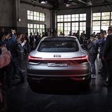 Der Audi E-tron Sportback Concept setzt auf LEDs und Laser