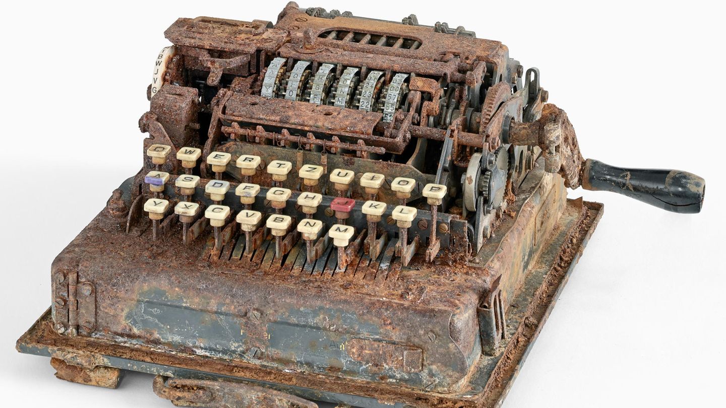 Der Streit drehte sich um dieses Chiffriergerät aus den Zweitem Weltkrieg, auch "Hitler-Mühle" genannt