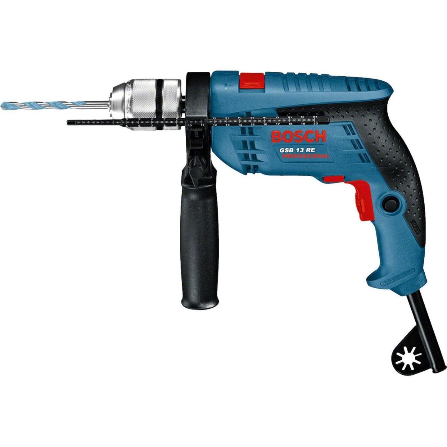 Nicht im Test  Low-Budget-Alternative - Schlagbohrmaschine Bosch Professional  GSB 13 RE   Wenn Sie nur selten, dann aber in Beton bohren müssen, sollten Sie auf die Bequemlichkeit eines Akkugeräts verzichten. Für ein Gerät wie diese Bosch Professional benötigen Sie einen Stromkabel, sind aber auch mit 60 Euro dabei.