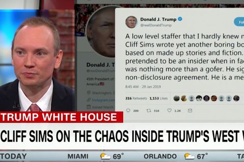 Cliff Sims bei CNN