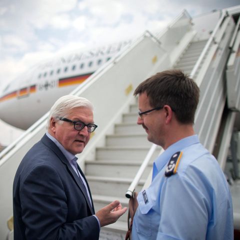 Bedingt flugbereit - Frank-Walter Steinmeier sitzt in Äthopien fest