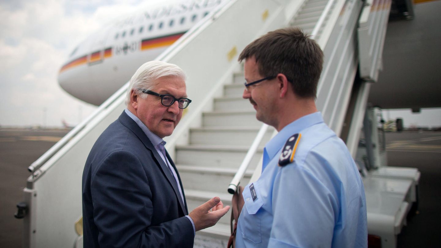 Bedingt flugbereit - Frank-Walter Steinmeier sitzt in Äthopien fest