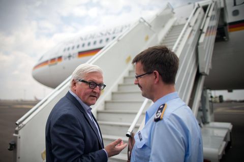 Bedingt flugbereit - Frank-Walter Steinmeier sitzt in Äthopien fest