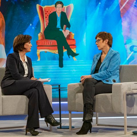 Annegret Kramp-Karrenbauer bei Maischberger