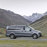 Die Abmessungen der V-Klasse bleiben identisch