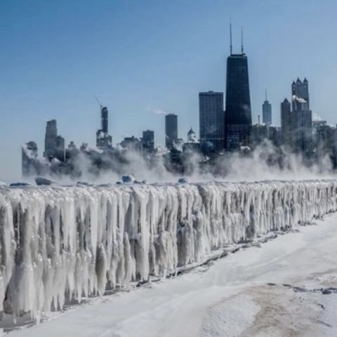 Minus 40 Grad: Chicago im Eis: Bilder erinnern an Weltuntergangsfilme