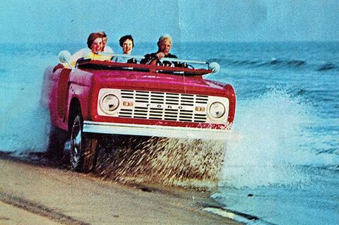 Ungebremstes Vergnügen verspricht die Reklame aus den 60ern.