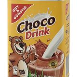 Gut: Gut & Günstig Choco Drink  Auch der Kakao der Eigenmarke von Edeka schneidet mit "Gut" ab, obwohl auch hier der Zuckergehalt erhöht ist. Preis: 1,43 Euro.