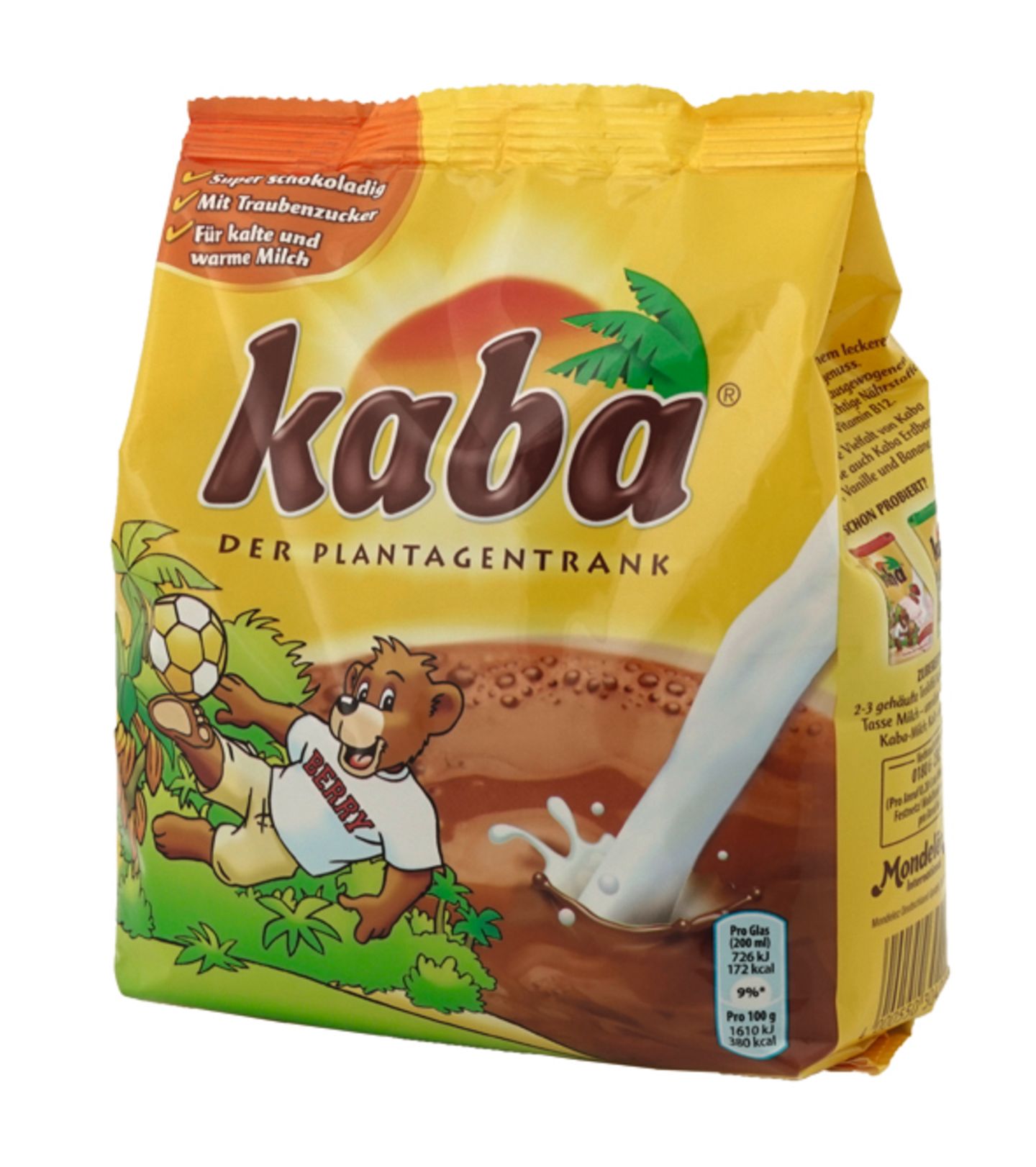 Ausreichend: Kaba der Plantagentrank  Zu viel Zucker und aromatisiert. Der Kaba schneidet nur mit der Gesamtnote "Ausreichend" ab und kostet 1,99 Euro pro 500 Gramm.