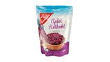 15 Stück Würfelzucker in einer Packung "Gut & Günstig Apfel-Rotkohl Tafelfertig" - wie abgebildet  Was steckt in einer Verpackung, auf der in großen Lettern Apfel-Rotkohl steht? In erster Linie gesundes Gemüse mit etwas Obst, könnte man meinen. Doch zusammen mit dem zugesetztem Zucker und dem ebenfalls süßen Apfelsaft ergibt sich daraus ein beträchtlicher "Gesamtzuckerhaufen", urteilt Öko-Test.  100 Gramm des Produkts enthalten 11,5 Gramm Zucker. Die angegebene Anzahl der Zuckerwürfel beinhaltet auch natürliche Süße.