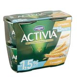19 Stück Würfelzucker in einer Packung "Danone Activia Cerealien nur 1,5 % Fett" - wie abgebildet  Der Joghurt von Danone wirbt mit gesundem Getreide und dem Hinweis auf eine Fettreduktion. Öko-Test hat sich die Nährwerttabelle näher angesehen: Tatsächlich enthält der Joghurt nur 1,2 Prozent Cerealien, dafür aber die zehnfache Menge an Zucker.  100 Gramm des Produkts enthalten 12,7 Gramm Zucker. Die angegebene Anzahl der Zuckerwürfel beinhaltet auch natürliche Süße.