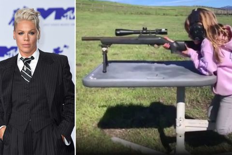 Waffenrecht in den USA: "Ist sie entsichert?" – Pinks siebenjährige Tochter feuert Gewehr ab